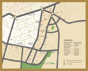 63 Golf Drive Gurgaon-location-map